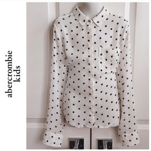 NEW Sheer Polka Dot Blouse